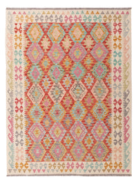 Kelim Rug - Splash - 198 x 154 cm - colorful