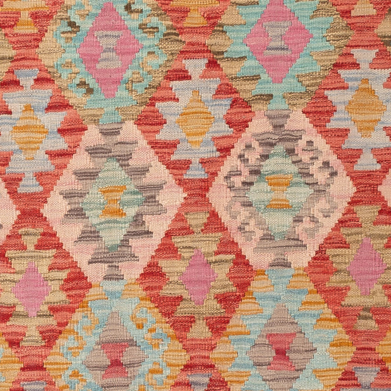 Kelim Rug - Splash - 198 x 154 cm - colorful