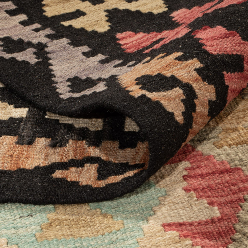 Kelim Rug - Splash - 209 x 148 cm - colorful