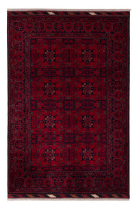 Afghan Rug - Royal - 150 x 102 cm - red