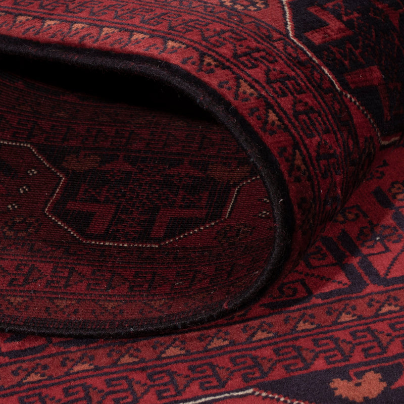 Afghan Rug - Royal - 147 x 100 cm - red