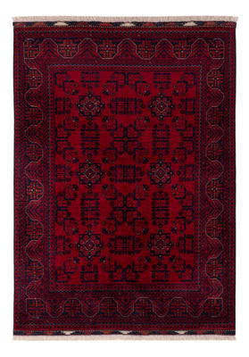 Afghan Rug - Royal - 141 x 100 cm - red
