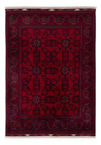 Afghan Rug - Royal - 141 x 100 cm - red