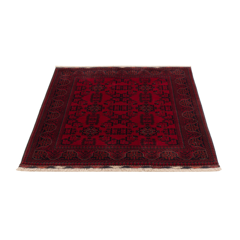 Afghan Rug - Royal - 141 x 100 cm - red