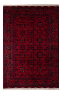 Afghan Rug - Royal - 146 x 100 cm - red