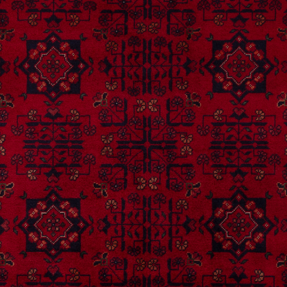 Afghan Rug - Royal - 146 x 100 cm - red