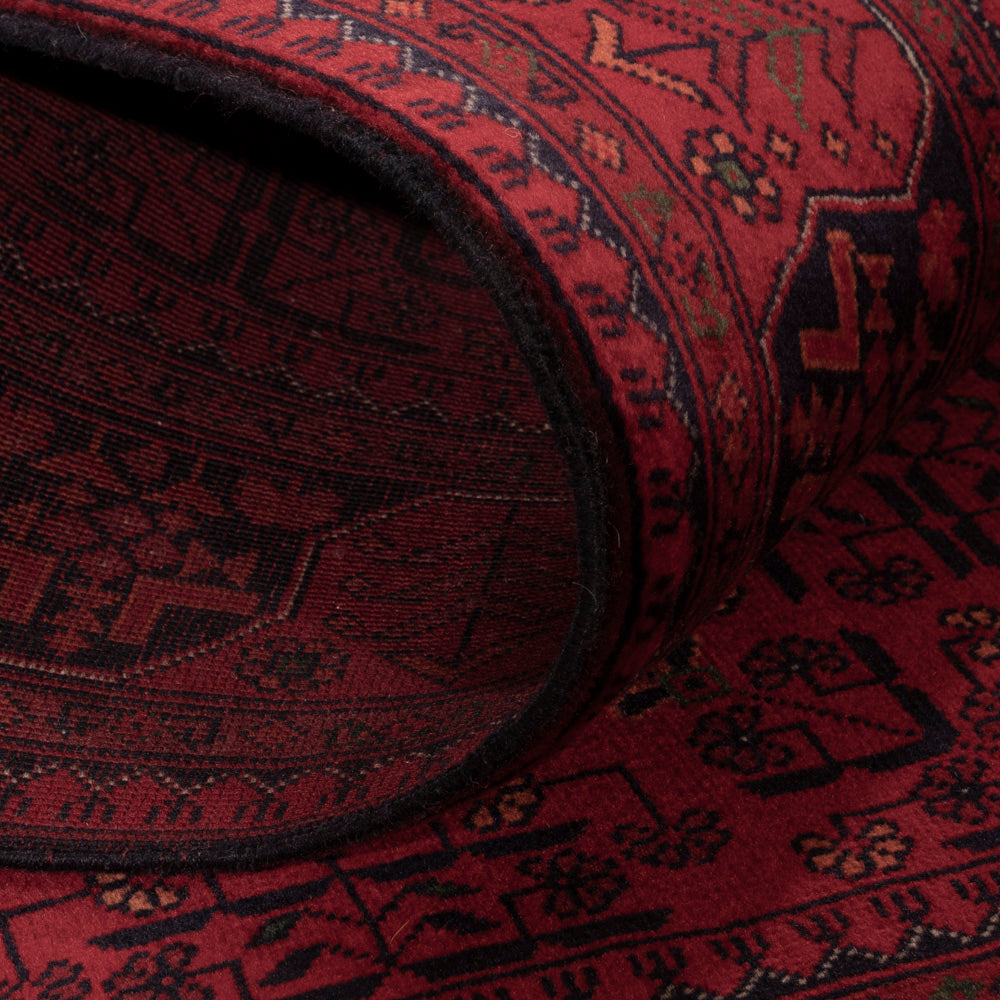 Afghan Rug - Royal - 146 x 100 cm - red