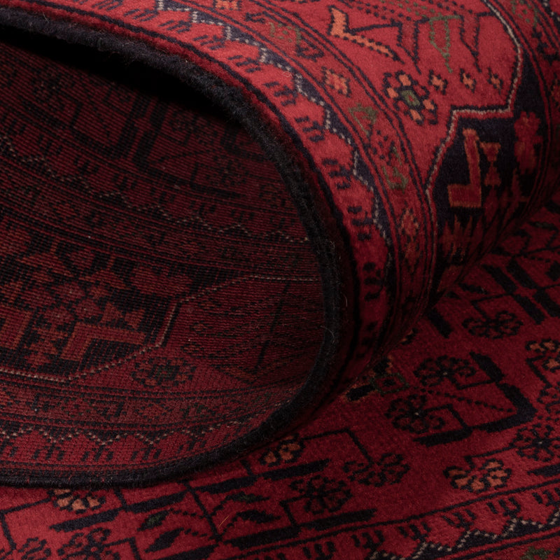 Afghan Rug - Royal - 146 x 100 cm - red