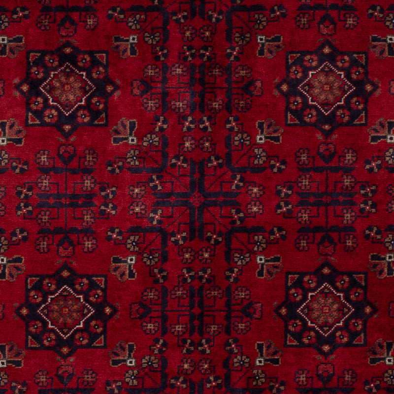 Afghan Rug - Royal - 155 x 101 cm - red