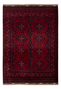 Afghan Rug - Royal - 145 x 103 cm - red