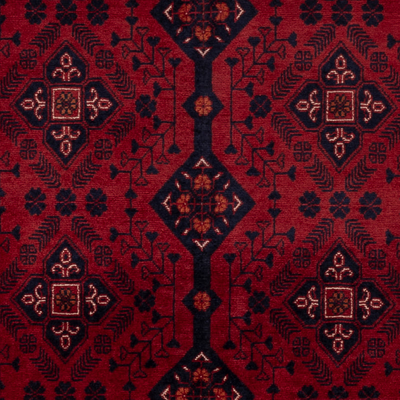 Afghan Rug - Royal - 145 x 103 cm - red