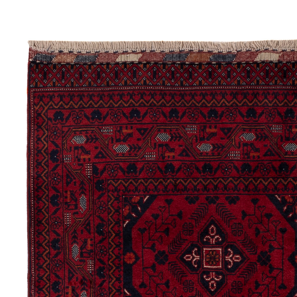 Afghan Rug - Royal - 145 x 103 cm - red