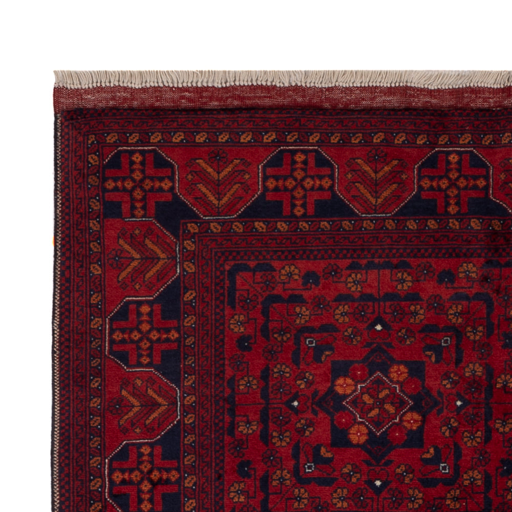 Afghan Rug - Royal - 147 x 102 cm - red