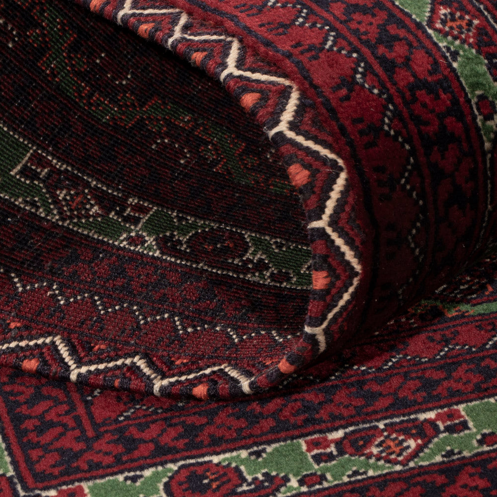 Afghan Rug - Royal - 142 x 97 cm - green