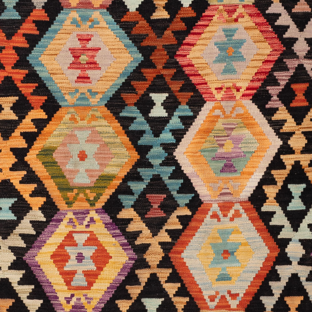 Kelim Rug - Splash - 244 x 180 cm - colorful