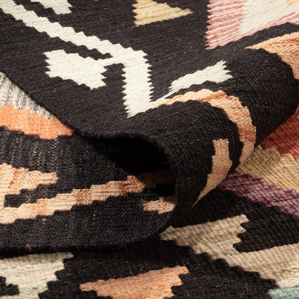 Kelim Rug - Splash - 244 x 180 cm - colorful