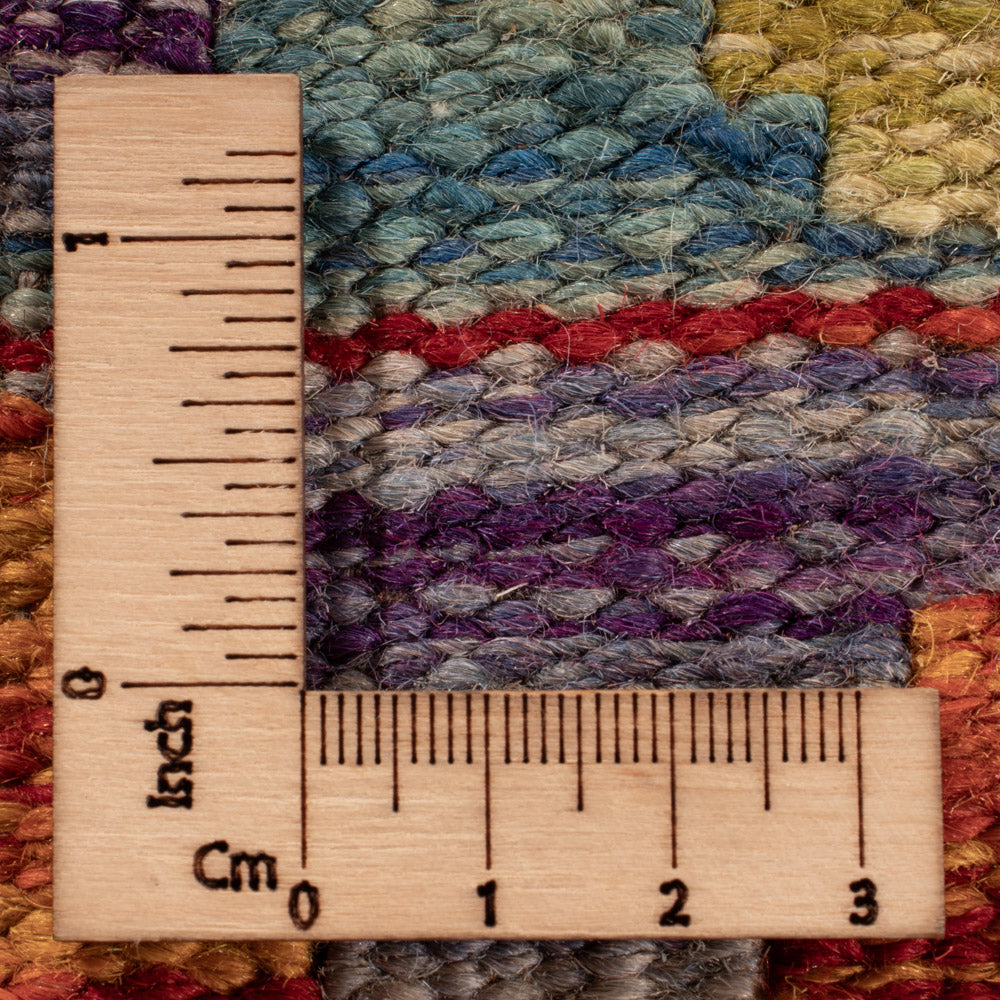 Kelim Rug - Splash - 149 x 102 cm - colorful