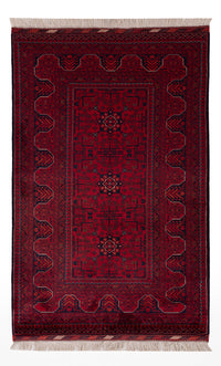 Afghan Rug - Royal - 152 x 97 cm - red