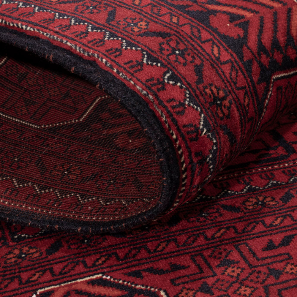 Afghan Rug - Royal - 152 x 97 cm - red