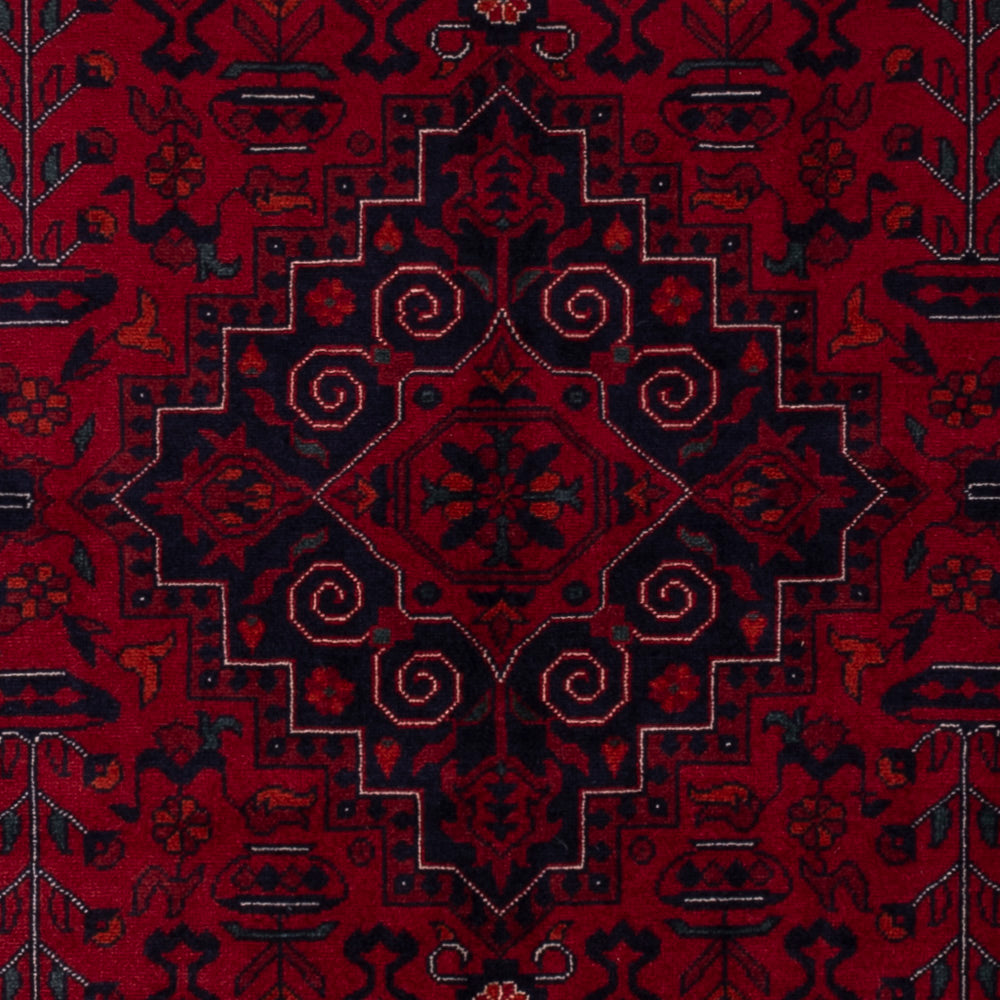 Afghan Rug - Royal - 150 x 100 cm - red