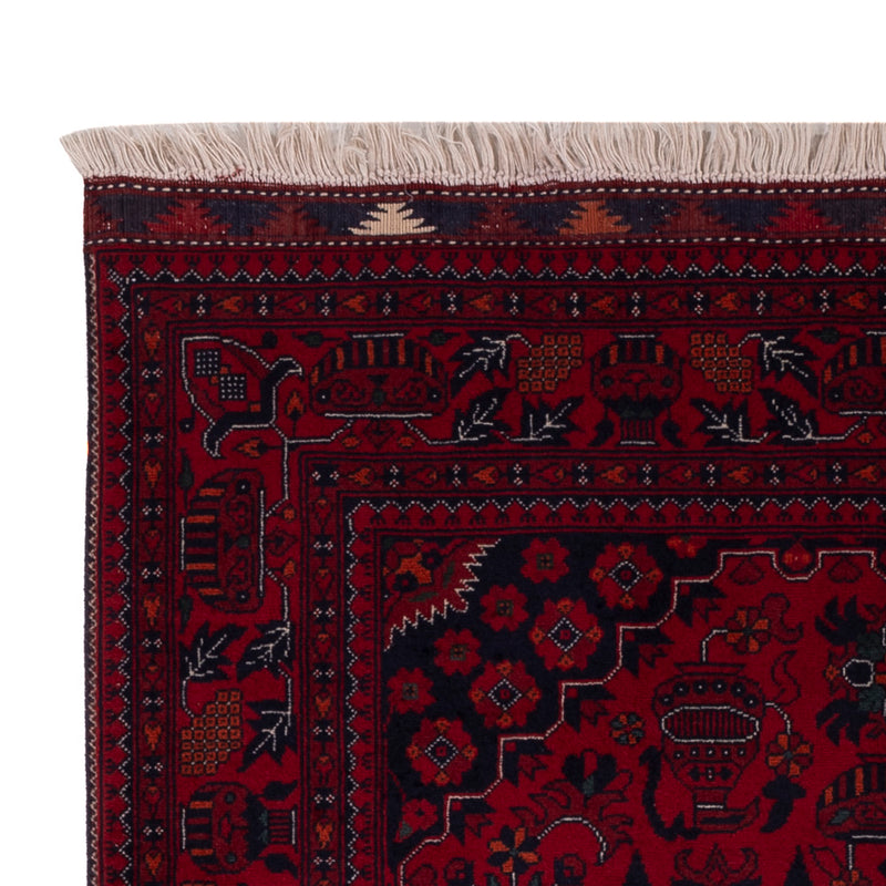 Afghan Rug - Royal - 150 x 100 cm - red