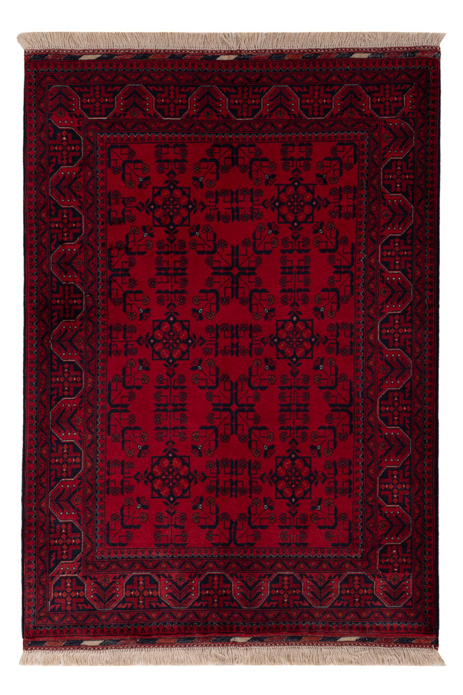 Afghan Rug - Royal - 147 x 101 cm - red