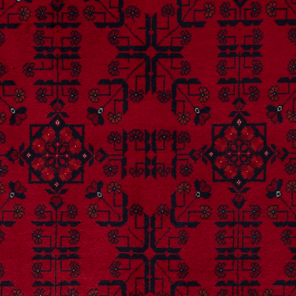 Afghan Rug - Royal - 147 x 101 cm - red