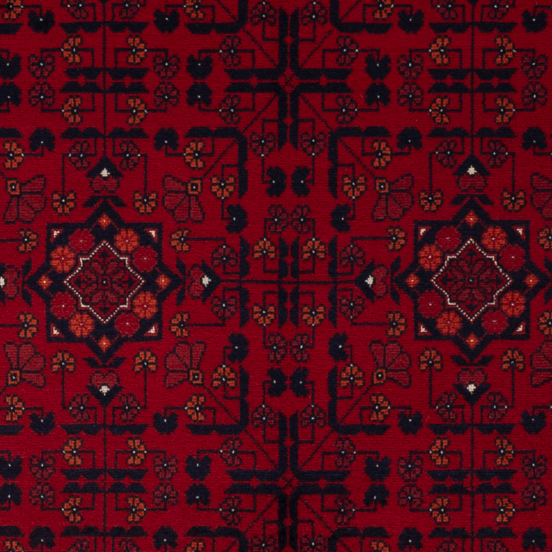 Afghan Rug - Royal - 150 x 98 cm - red
