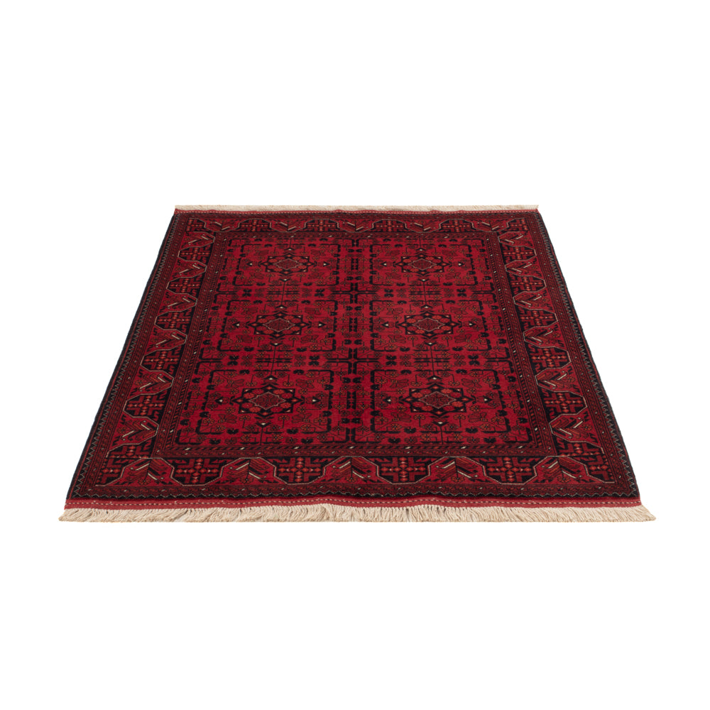 Afghan Rug - Royal - 150 x 98 cm - red
