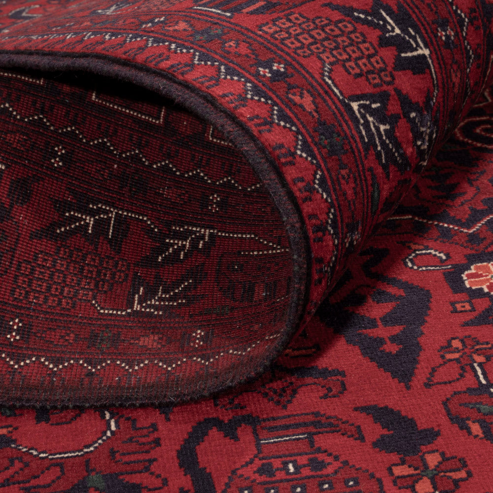 Afghan Rug - Royal - 148 x 104 cm - red