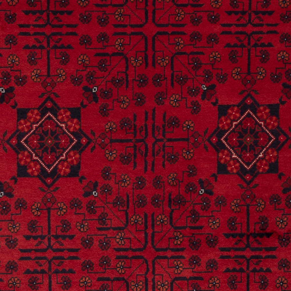 Afghan Rug - Royal - 148 x 100 cm - red