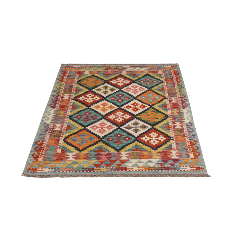 Kelim Rug - Splash - 155 x 105 cm - colorful