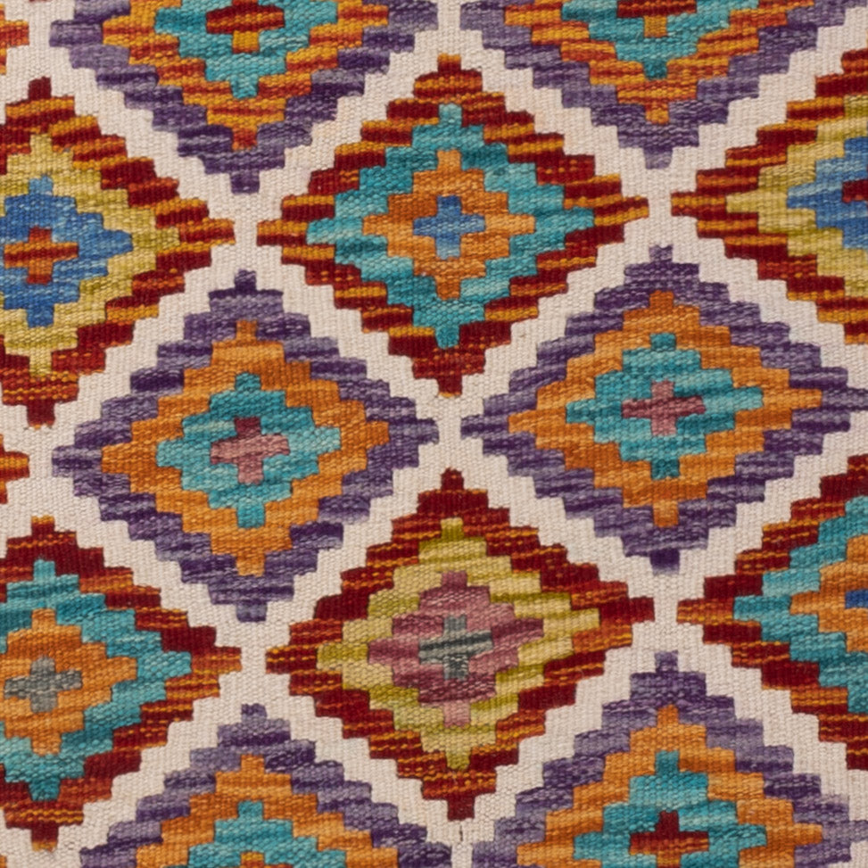 Kelim Rug - Splash - 156 x 98 cm - colorful