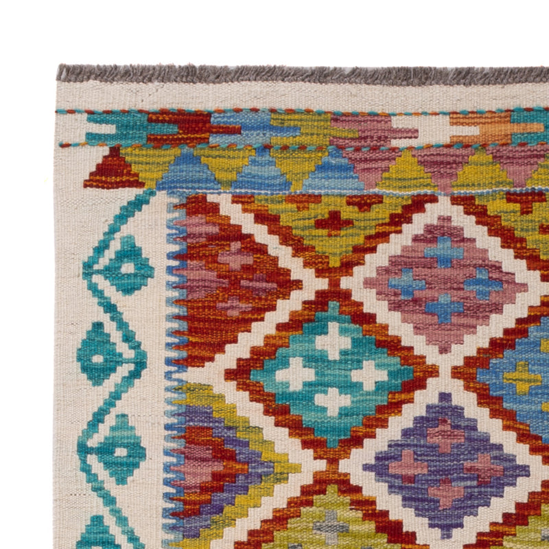 Kelim Rug - Splash - 144 x 102 cm - colorful