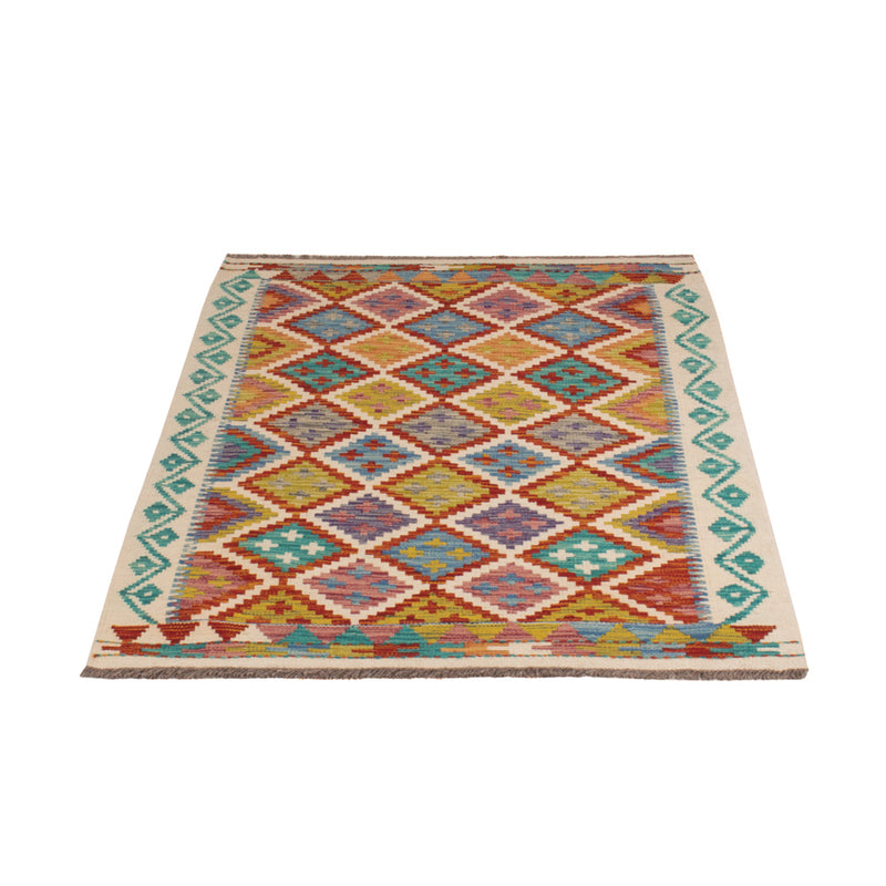Kelim Rug - Splash - 144 x 102 cm - colorful