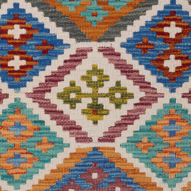 Kelim Rug - Splash - 146 x 95 cm - colorful