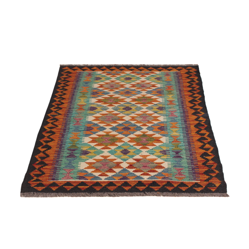 Kelim Rug - Splash - 149 x 98 cm - colorful