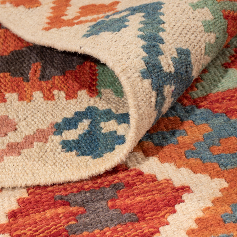 Kelim Rug - Splash - 150 x 101 cm - colorful