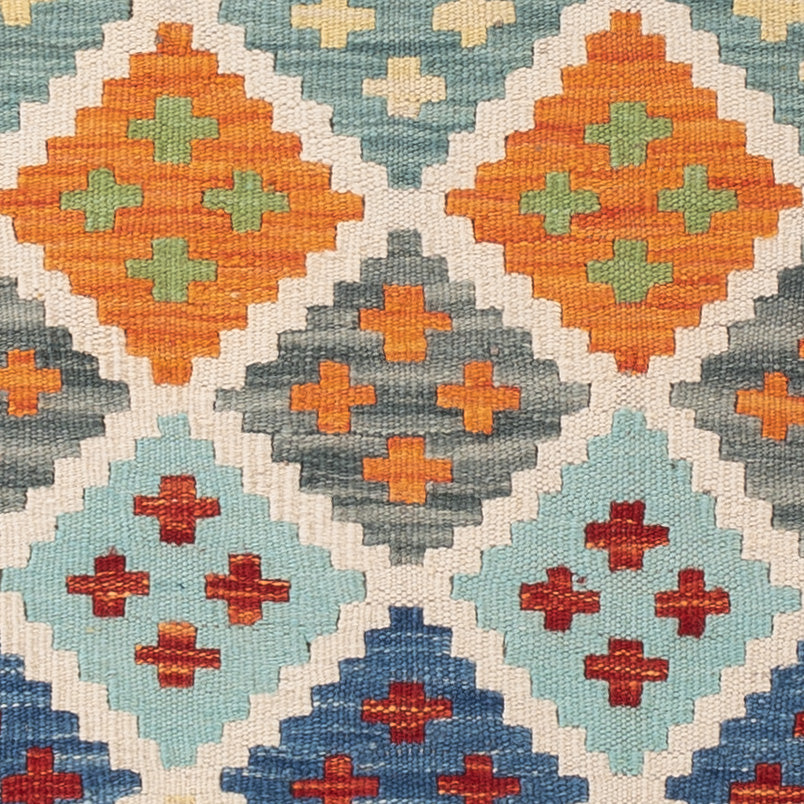 Kelim Rug - Splash - 148 x 100 cm - colorful