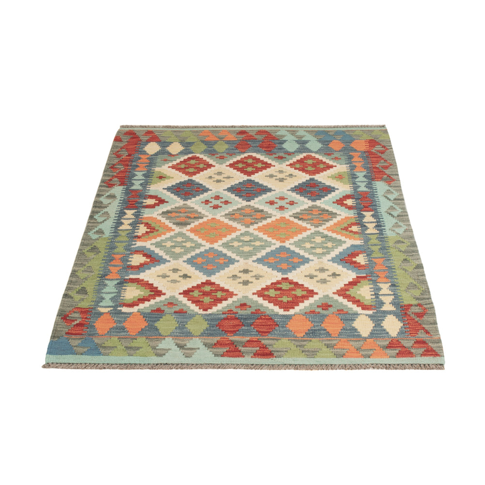 Kelim Rug - Splash - 148 x 100 cm - colorful