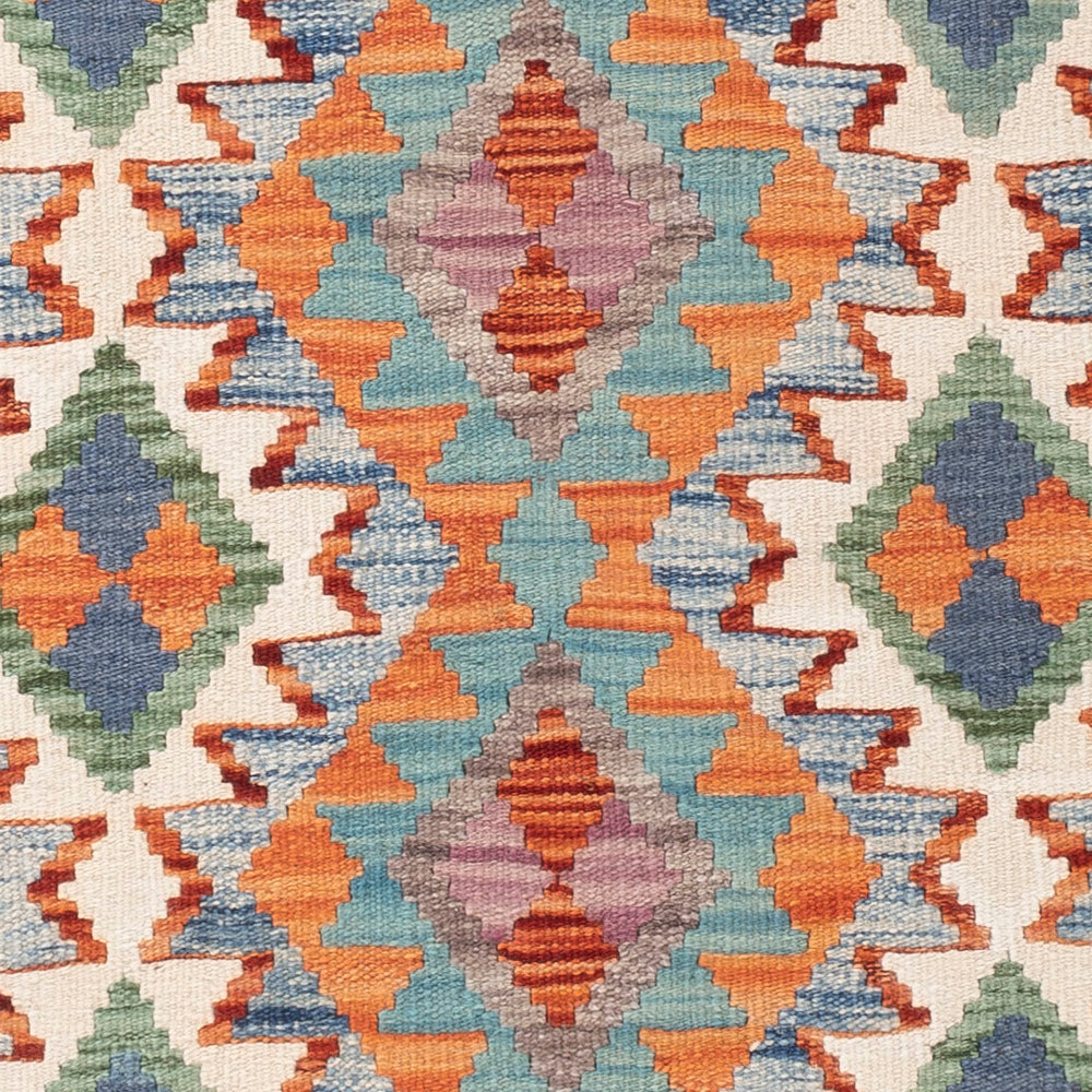 Kelim Rug - Splash - 154 x 108 cm - colorful