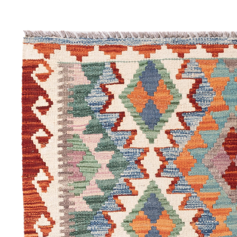 Kelim Rug - Splash - 154 x 108 cm - colorful