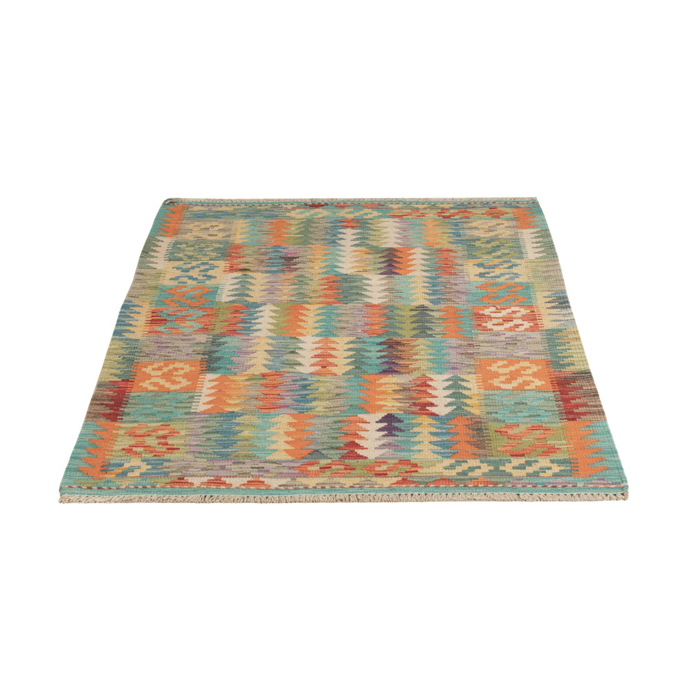 Kelim Rug - Splash - 151 x 104 cm - colorful
