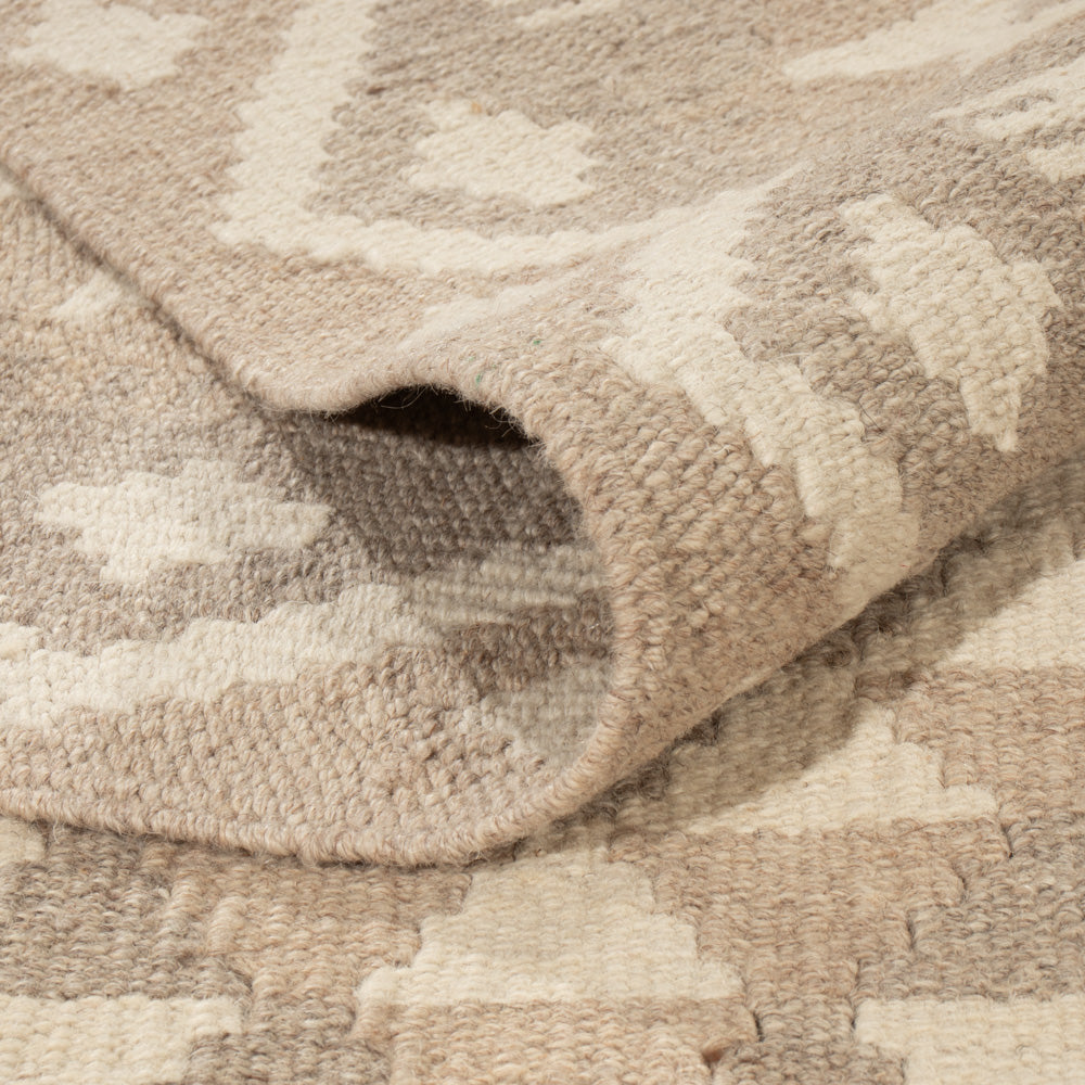 Kelim Rug - Splash - 191 x 152 cm - natural