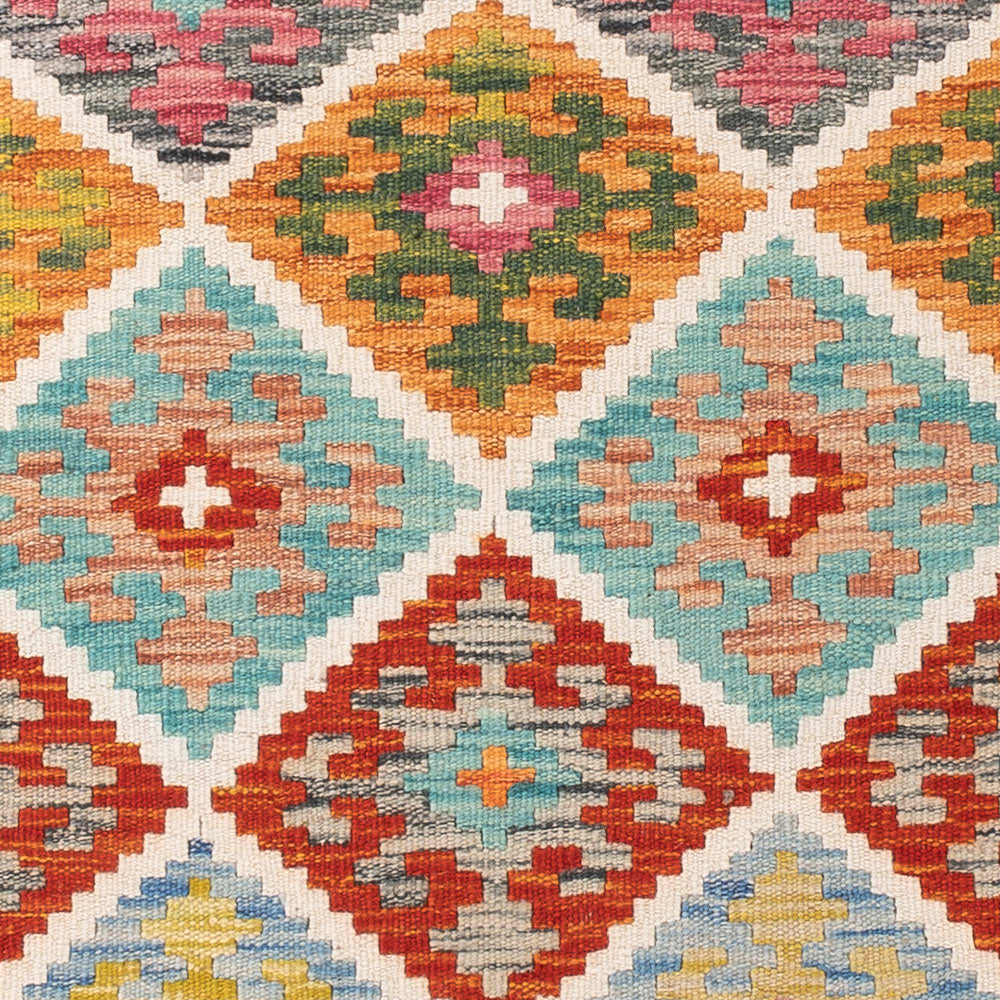 Kelim Rug - Splash - 154 x 100 cm - colorful