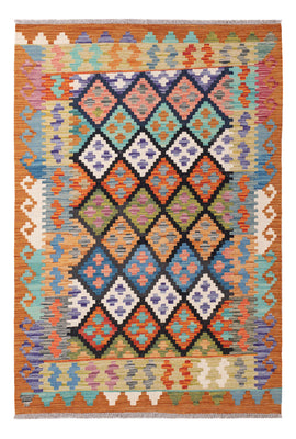 Kelim Rug - Splash - 155 x 104 cm - colorful