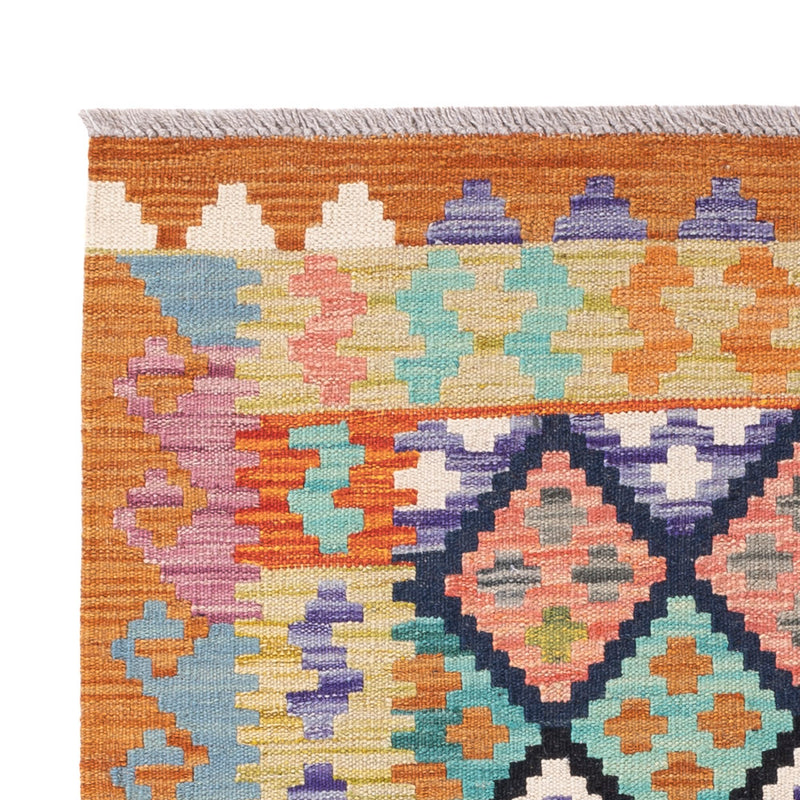 Kelim Rug - Splash - 155 x 104 cm - colorful