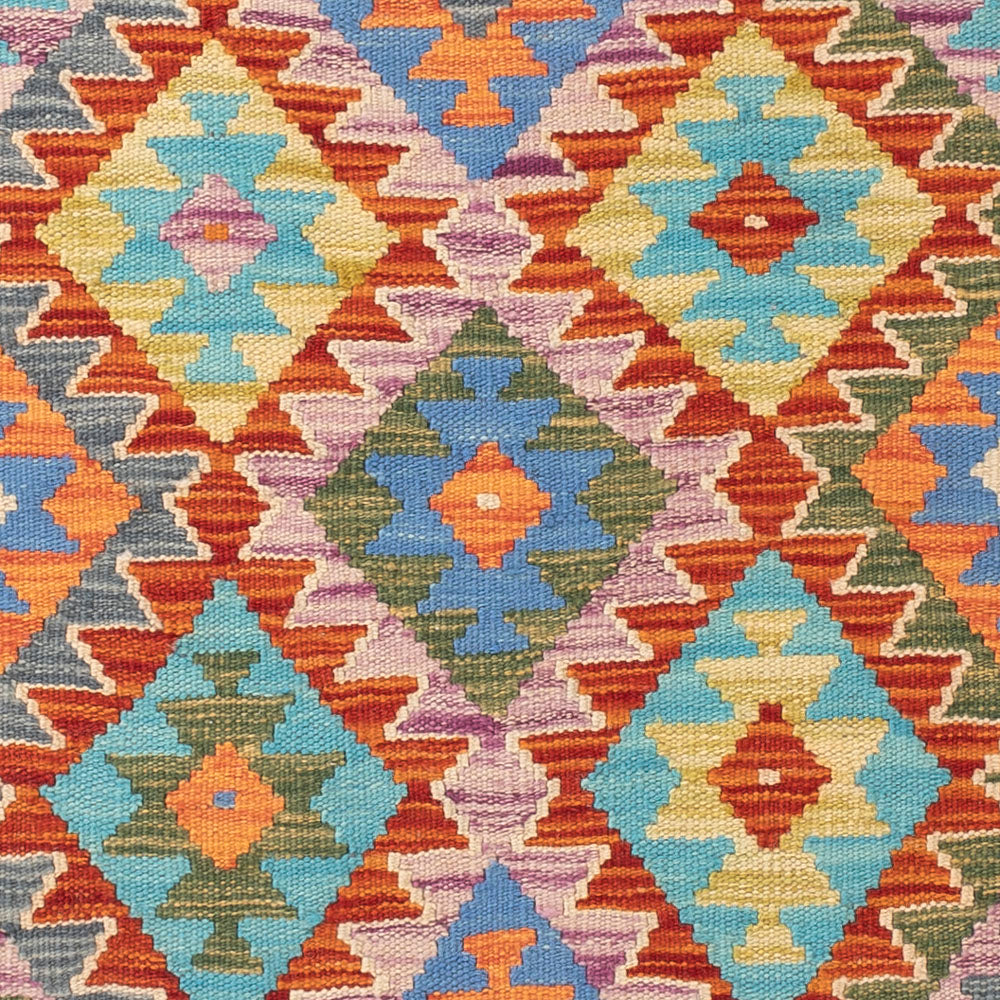 Kelim Rug - Splash - 153 x 99 cm - colorful