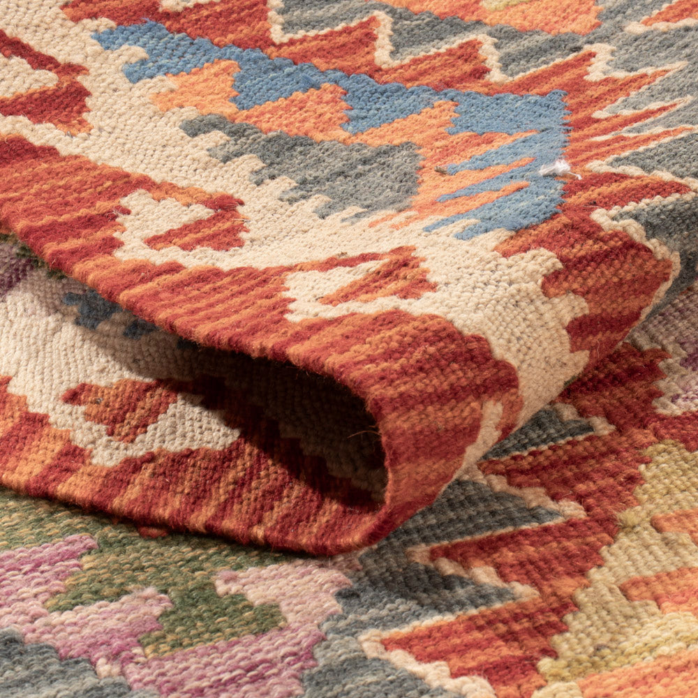 Kelim Rug - Splash - 153 x 99 cm - colorful