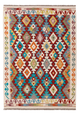 Kelim Rug - Splash - 150 x 106 cm - colorful